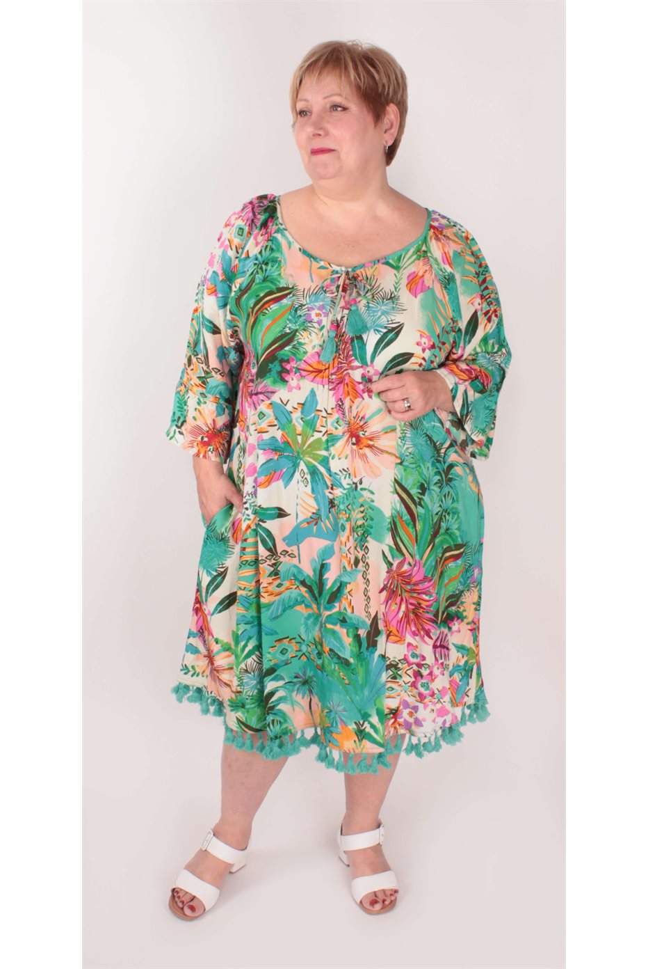 Robe à pompons Hanalei
